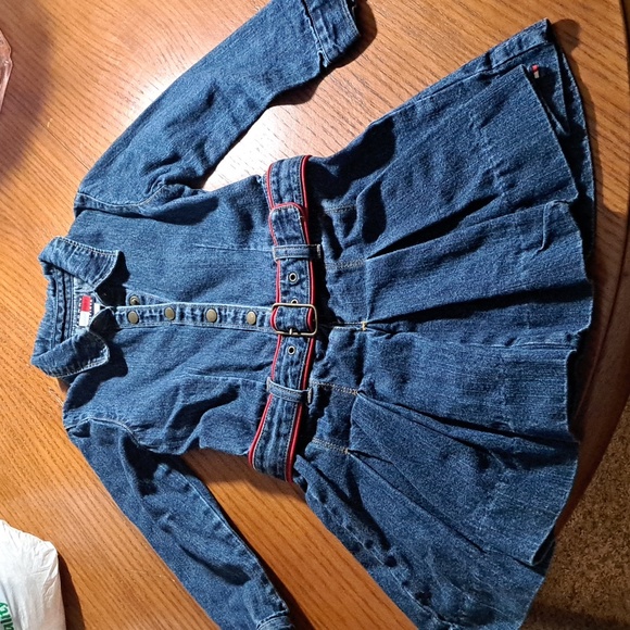 Tommy Hilfiger size 3T blue dress with pleats - Picture 1 of 4